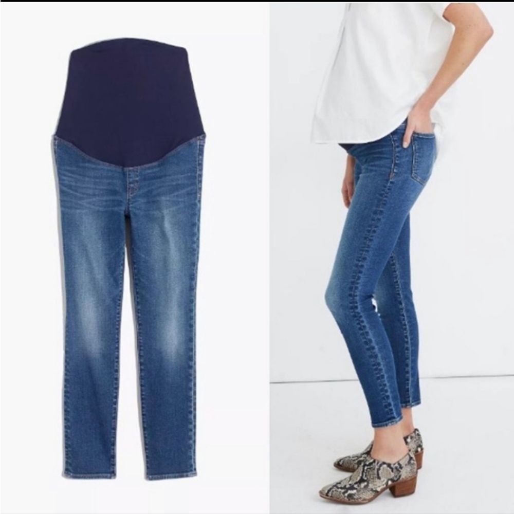 Madewell Maternity Skinny Crop Jeans Sz 28